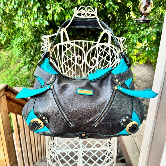 RARE Isabella Fiore Hand-Painted Hummingbird Art Bag - Picture 16 of 16